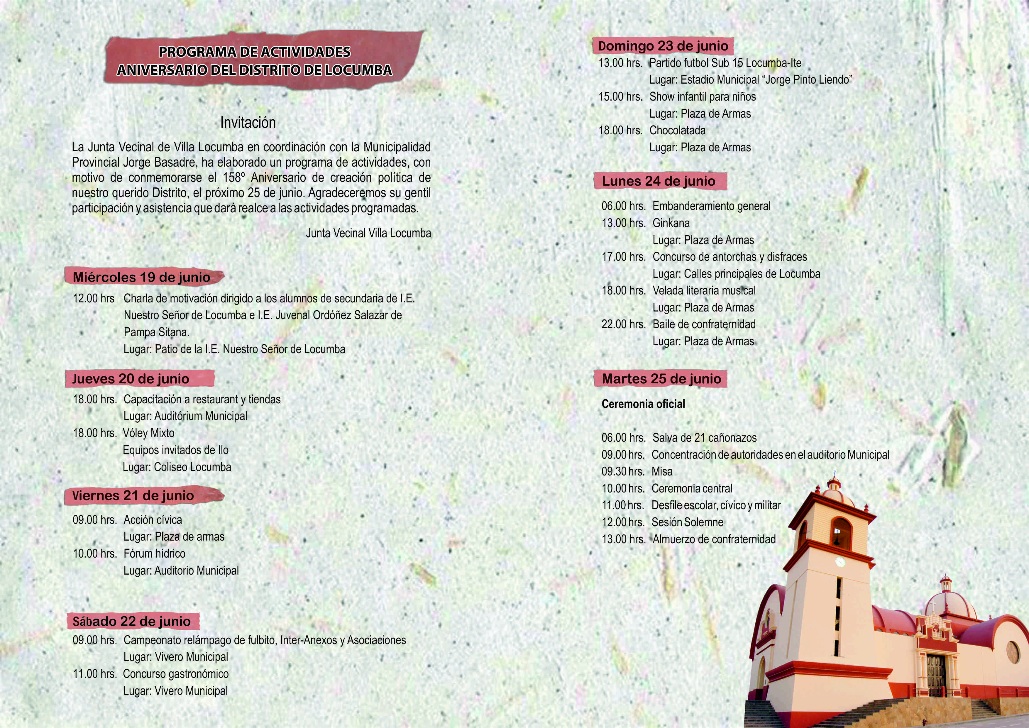 Programa de Actividades